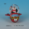 Lovely Santa Design 45MM Harz Mini Schneekugel